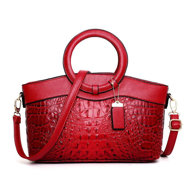 Gykaeo Luxury Handbags Women Bags Designer Crocodile Woman Leather - melvincucci
