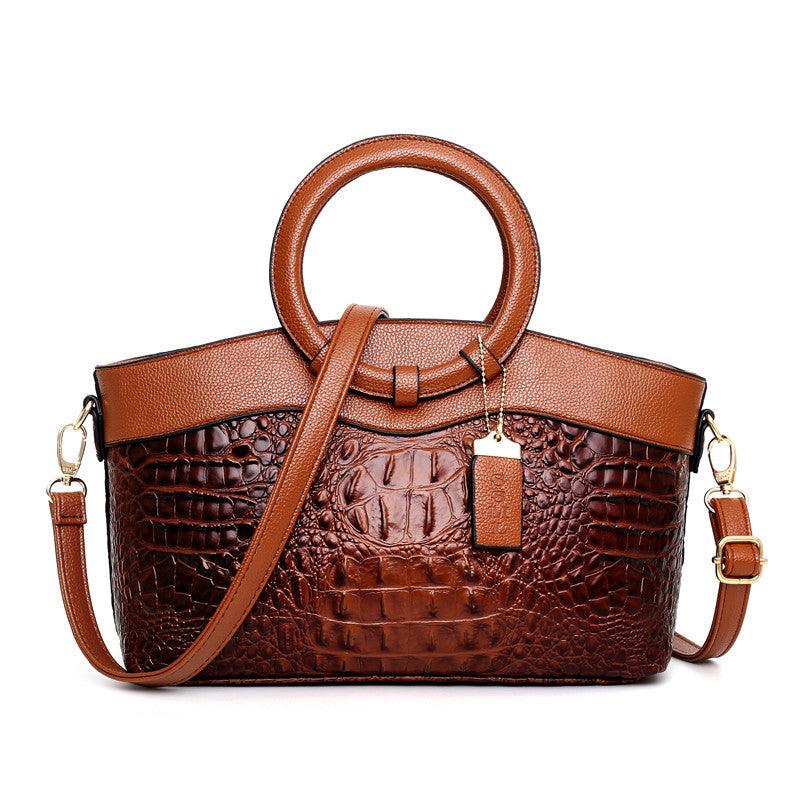 Gykaeo Luxury Handbags Women Bags Designer Crocodile Woman Leather - melvincucci