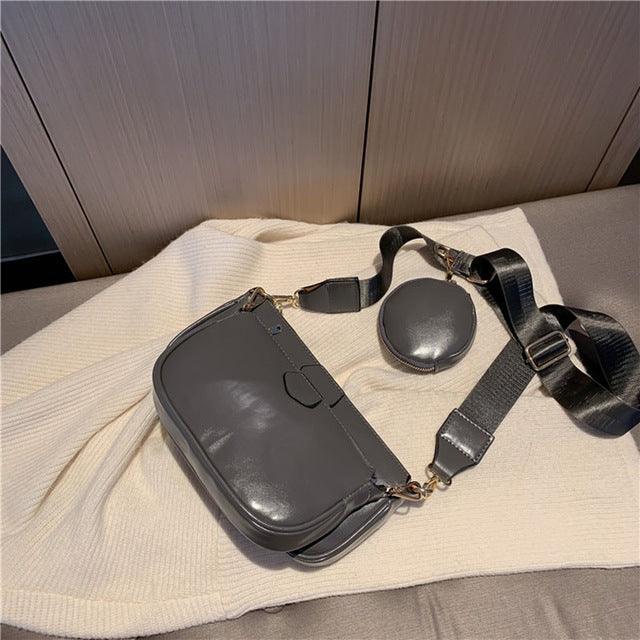 Hand Bag set Black College Luxury Bags For Women - melvincucci