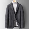 Hand-stitched Double-sided Woolen Casual Suit Wool Blazer - melvincucci