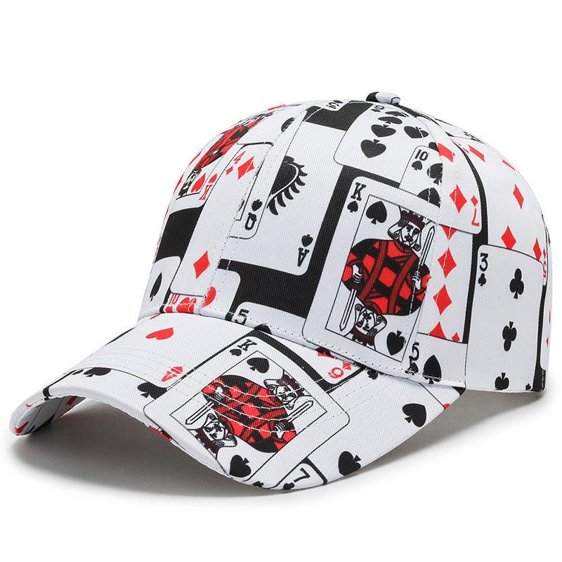 Hat Men And Women Trend Print Element Baseball Cap - melvincucci