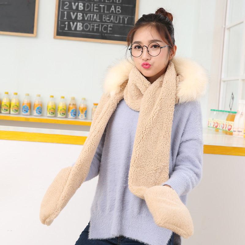 Hat scarf and gloves one set - melvincucci