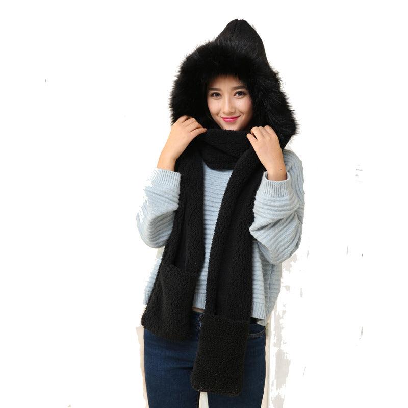 Hat scarf and gloves one set - melvincucci