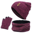 Hat scarf touch screen gloves set - melvincucci
