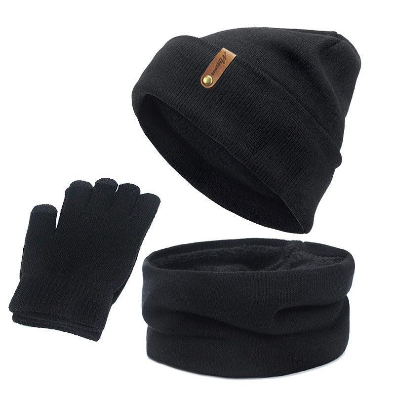 Hat scarf touch screen gloves set - melvincucci