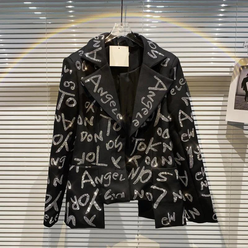 Heavy Industry Shiny Long-sleeved Suit Blazer - melvincucci