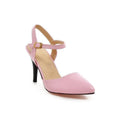 High Heel Pointy Buckle Belt Women's Shoe Hollow Out Cool - melvincucci