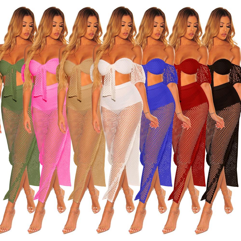 High split two-piece beachwear - melvincucci