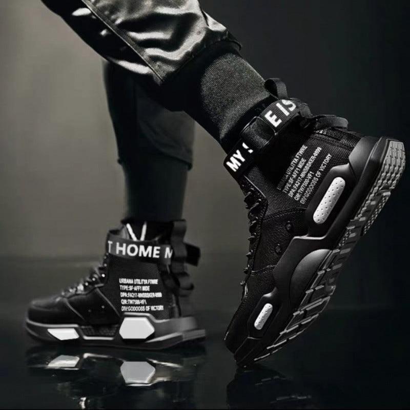 High-top Shoes Men's Shoes Korean Style Trendy Sports Boys Couple Shoes - melvincucci