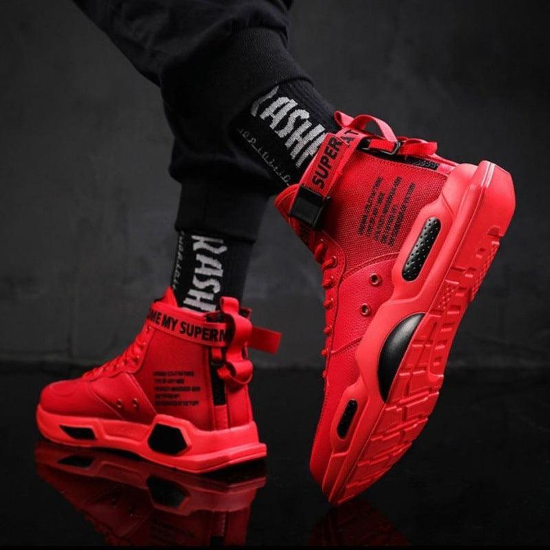 High-top Shoes Men's Shoes Korean Style Trendy Sports Boys Couple Shoes - melvincucci