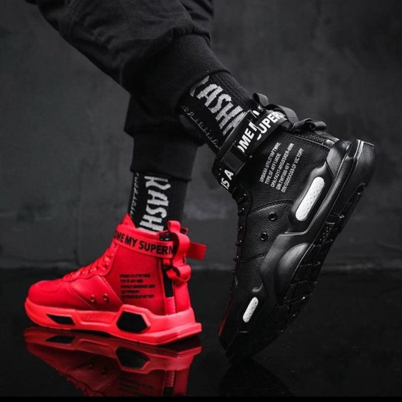 High-top Shoes Men's Shoes Korean Style Trendy Sports Boys Couple Shoes - melvincucci