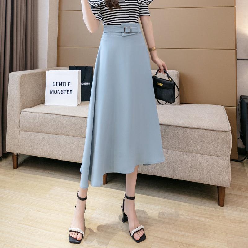 High Waist Skirt Women Drape Mid-length Large Skirt Umbrella Skirt - melvincucci