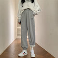High waist slimming embroidered feet all-match pant sports - melvincucci