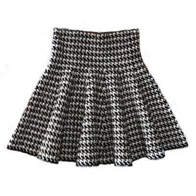 High Waist Stretch Knit Skirt Sexy Slim All-Match Pleated Skirt Casual Student Skirt Women - melvincucci