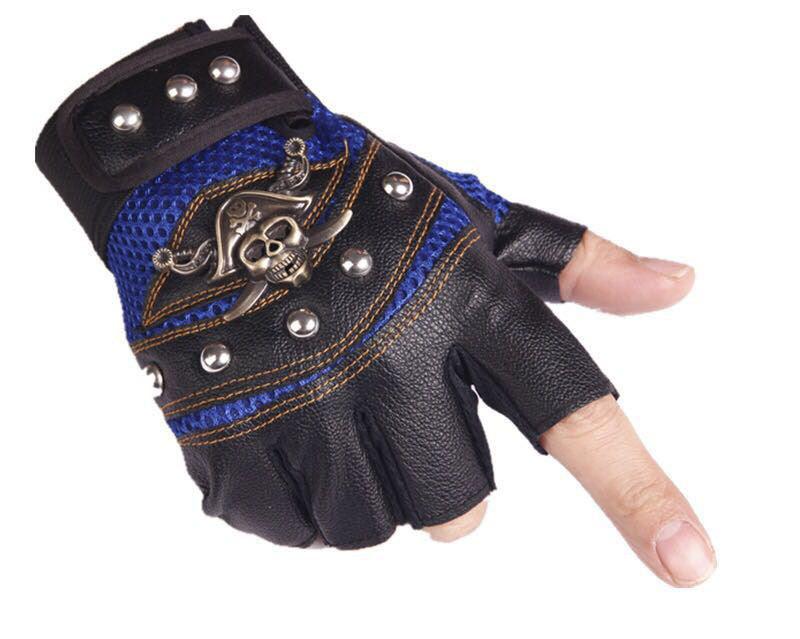Hip hop Break Dancing Sport Riding Skull Gloves - melvincucci