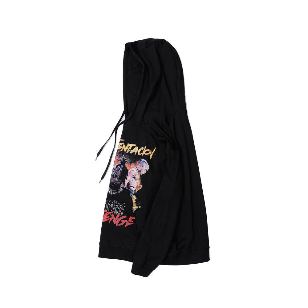 Hip Hop Rapper Print Sweatshirt Men - melvincucci