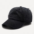 Hole Denim Korean Men And Women General Baseball Caps - melvincucci