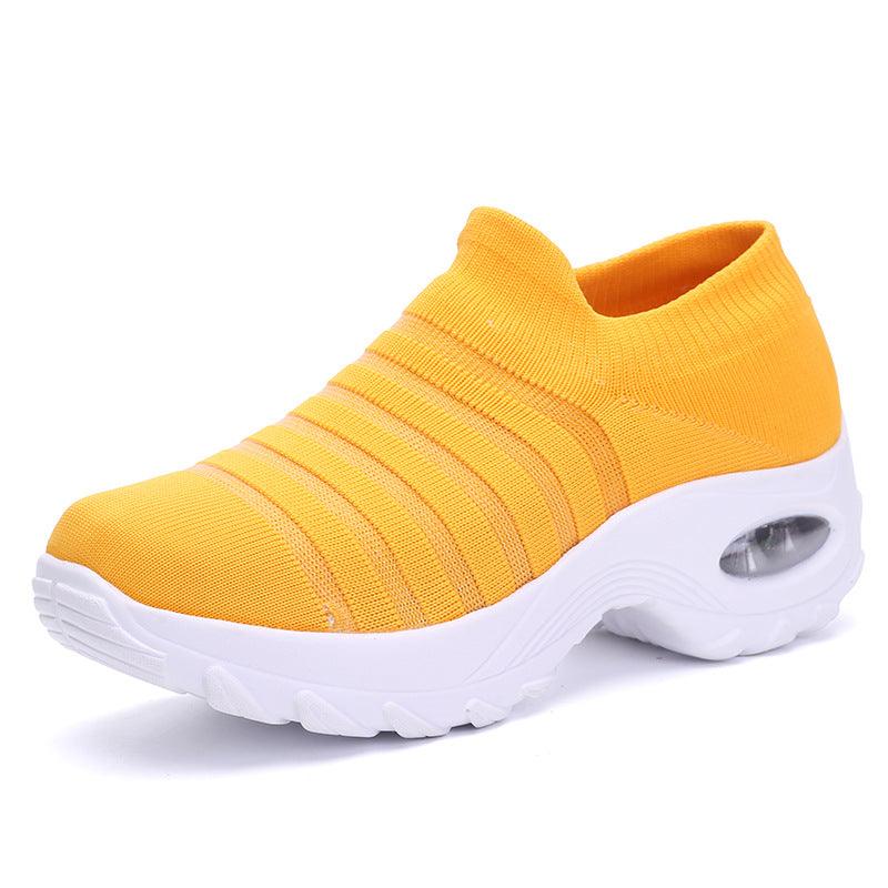 Hollow Out Woman's Air Cushion Dance Shoe Lady - melvincucci
