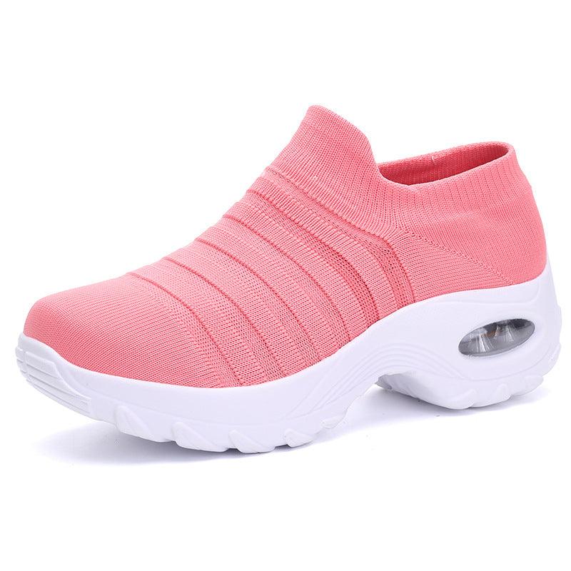 Hollow Out Woman's Air Cushion Dance Shoe Lady - melvincucci