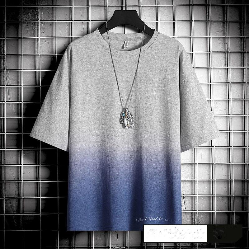 Hong Kong style loose T-shirt men - melvincucci