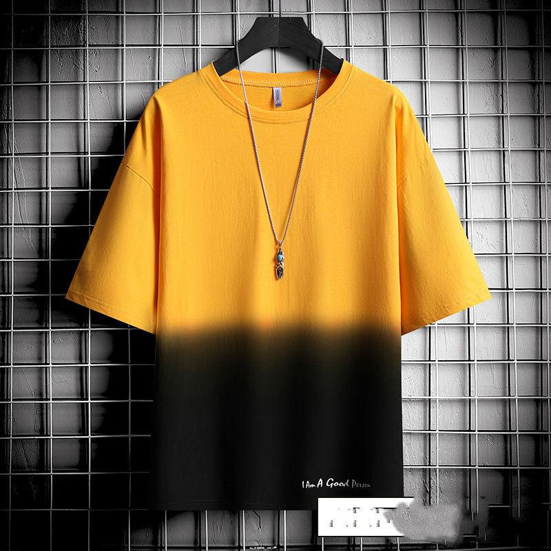 Hong Kong style loose T-shirt men - melvincucci