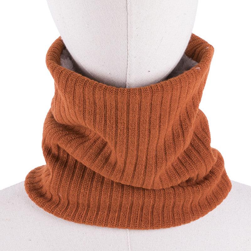 Hooded Knitted Scarf For Men And Women To Keep Warm And All-match Woolen Scarf - melvincucci