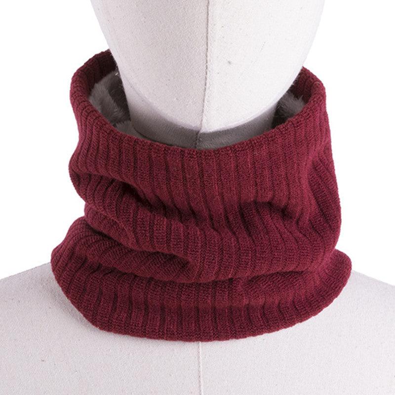 Hooded Knitted Scarf For Men And Women To Keep Warm And All-match Woolen Scarf - melvincucci