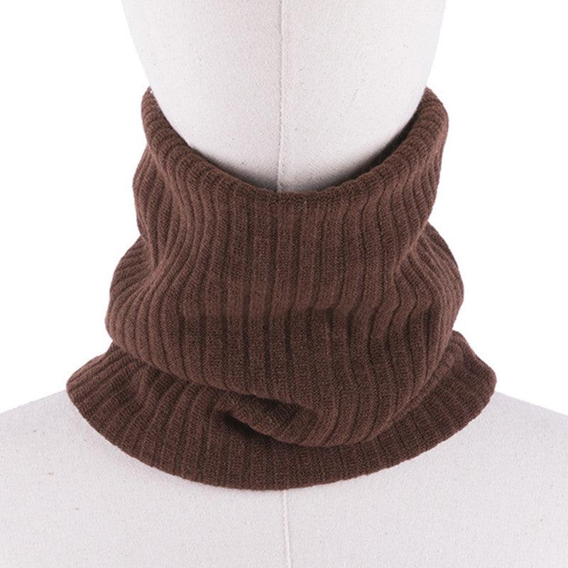 Hooded Knitted Scarf For Men And Women To Keep Warm And All-match Woolen Scarf - melvincucci