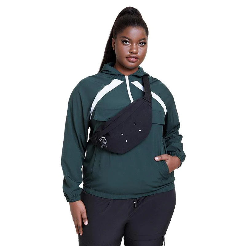 Hooded Running Sweatshirt Women Fitness Yoga Workout Tops - melvincucci