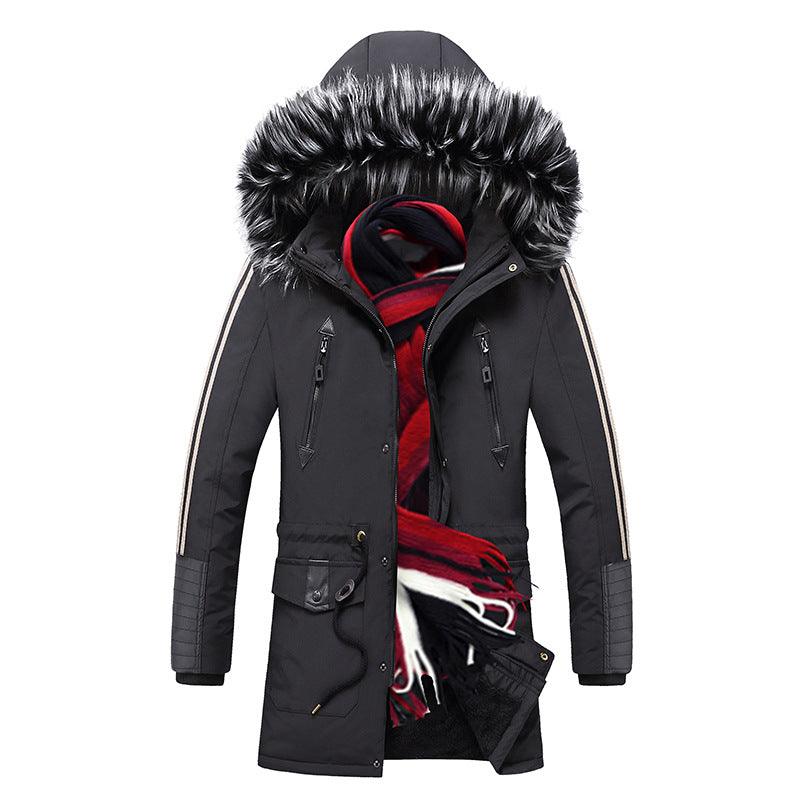 Hooded warm cotton jacket - melvincucci