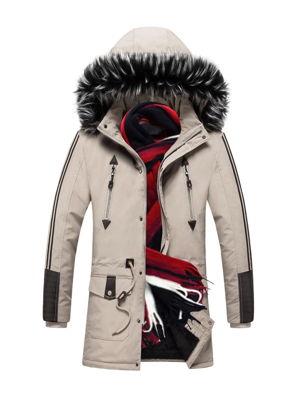 Hooded warm cotton jacket - melvincucci