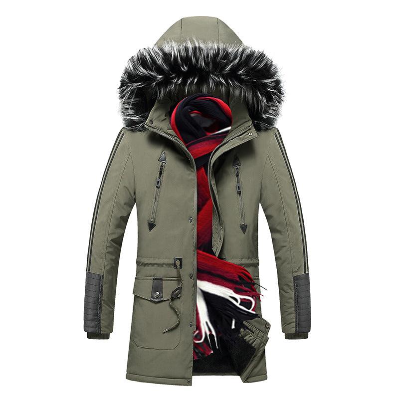 Hooded warm cotton jacket - melvincucci