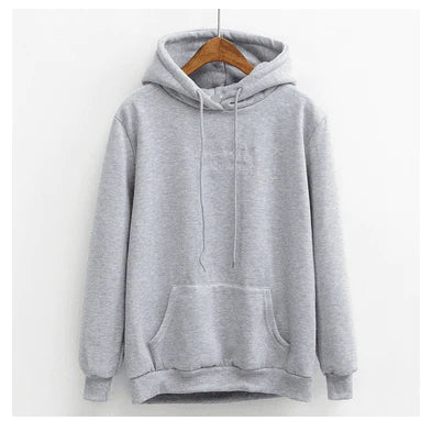 Hoodies Women Embroidery Letters Sweatshirt - melvincucci