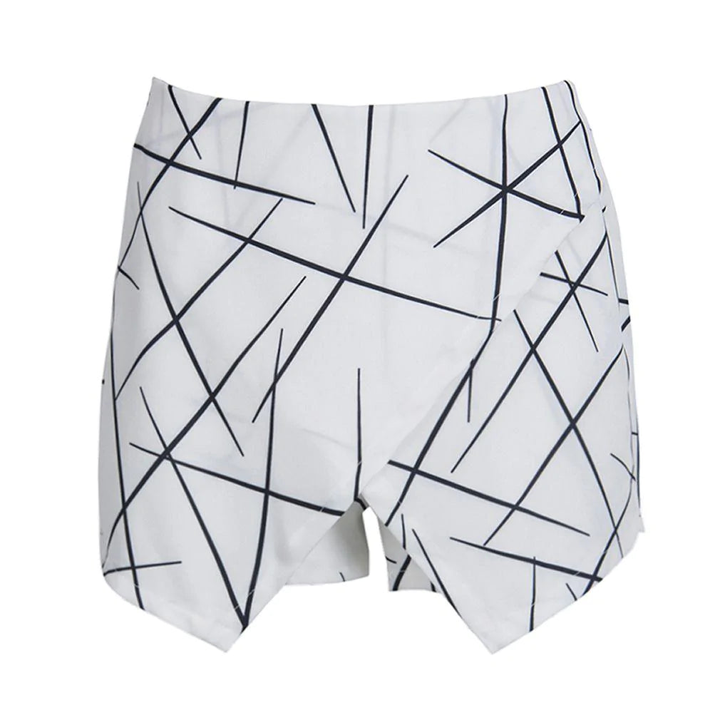 Hot Geometric Ladies Shorts Skirts Women Summer Shorts Women - melvincucci