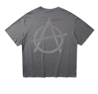 Hot Rhinestone Short Sleeve T-Shirt Men - melvincucci