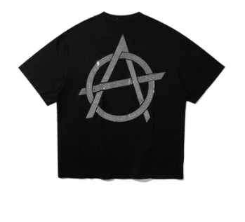 Hot Rhinestone Short Sleeve T-Shirt Men - melvincucci