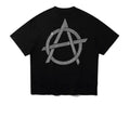 Hot Rhinestone Short Sleeve T-Shirt Men - melvincucci