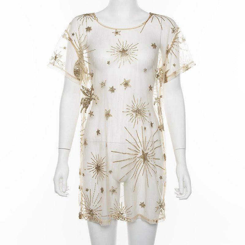 Hot stamping perspective sexy dress - melvincucci