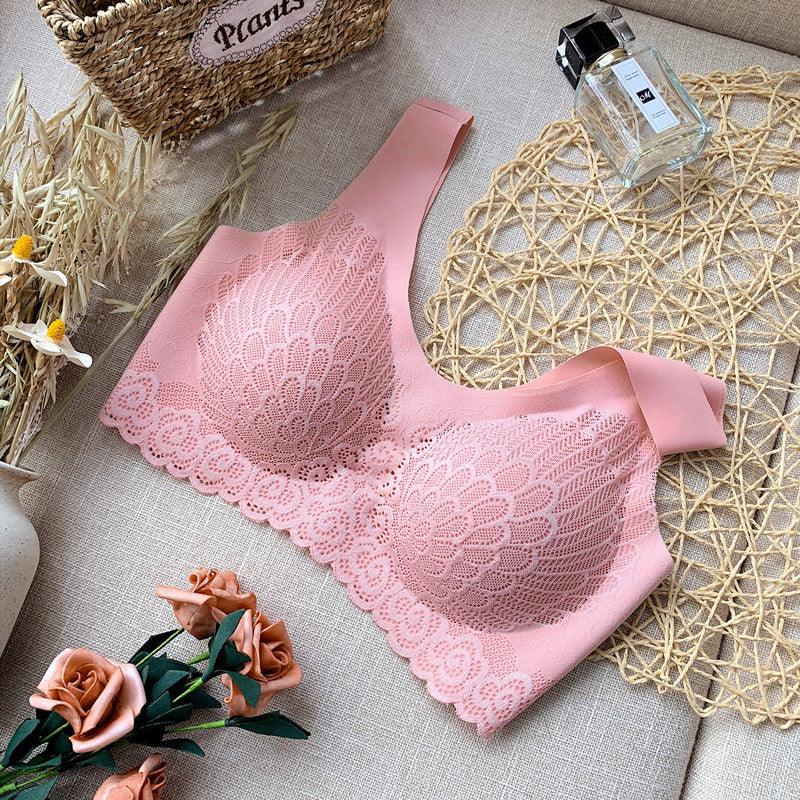 Ice silk gathered sexy lace underwear women - melvincucci