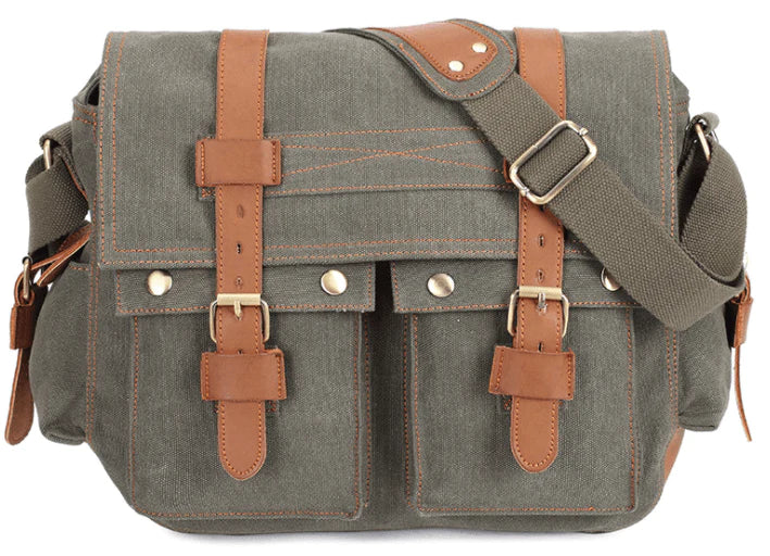 In the spring of the new trade canvas bag messenger bag bag Bag Satchel men men style - melvincucci