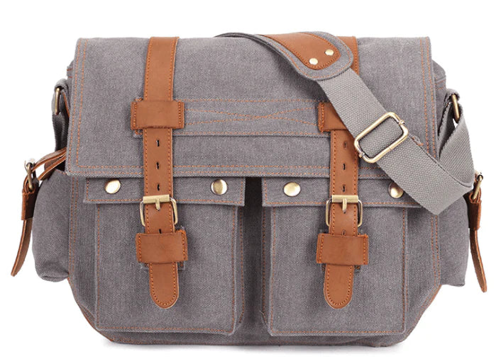 In the spring of the new trade canvas bag messenger bag bag Bag Satchel men men style - melvincucci