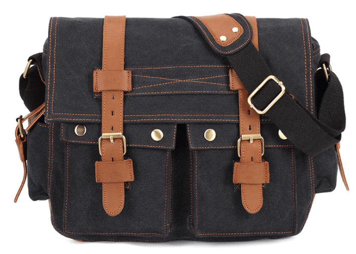 In the spring of the new trade canvas bag messenger bag bag Bag Satchel men men style - melvincucci
