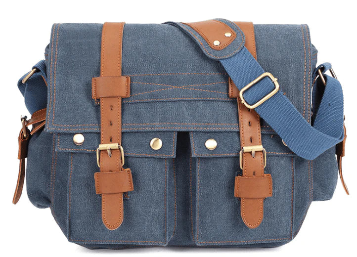 In the spring of the new trade canvas bag messenger bag bag Bag Satchel men men style - melvincucci