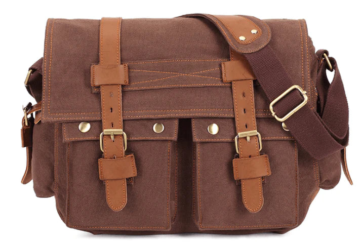 In the spring of the new trade canvas bag messenger bag bag Bag Satchel men men style - melvincucci