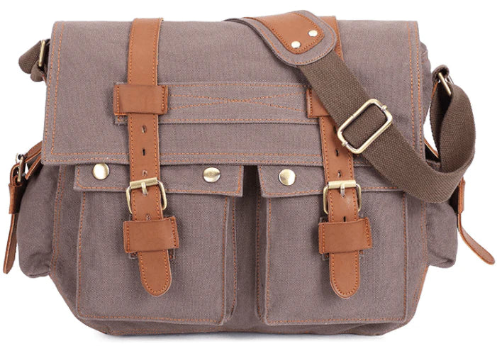 In the spring of the new trade canvas bag messenger bag bag Bag Satchel men men style - melvincucci