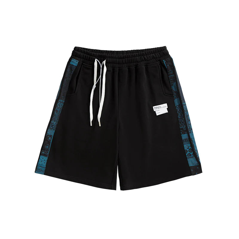 Inf Men Clothing Street Fashion Brand Ethnic Style Side Striped Casual Pants Loose Shorts Men - melvincucci