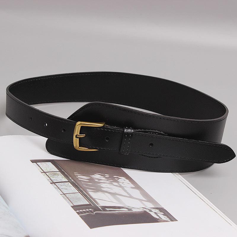 Irregular Women Leather All Match Belt Fashion - melvincucci