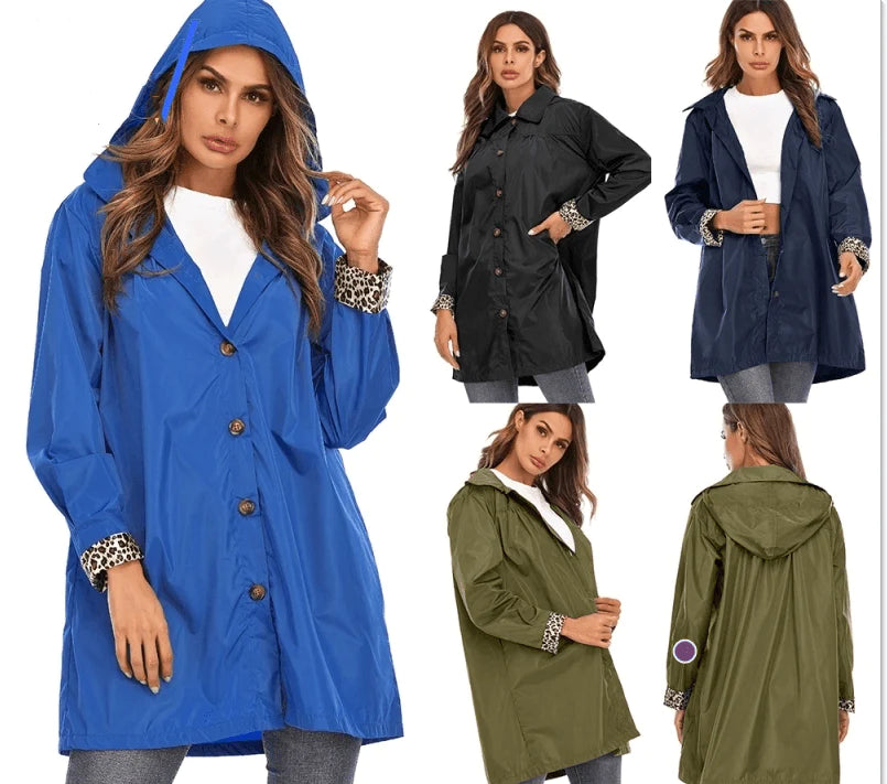 Jacket Solid Flowers Coats Big For women Trench Coat Puffy - melvincucci