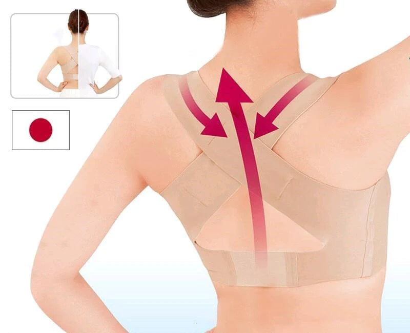 Japan imported ultra-thin invisible anti-hunchback braces adult women's underwear correction braces wear male posture correction belts - melvincucci