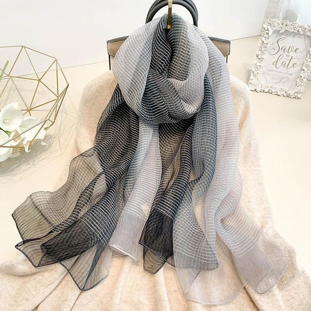Japanese Black And White New Scarf Women - melvincucci